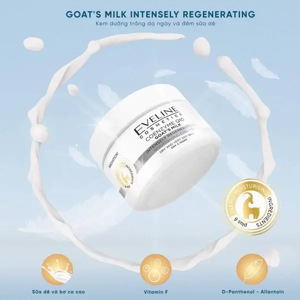 Eveline Goat's Milk Intensely Regenerating Day & Night Cream 50ml