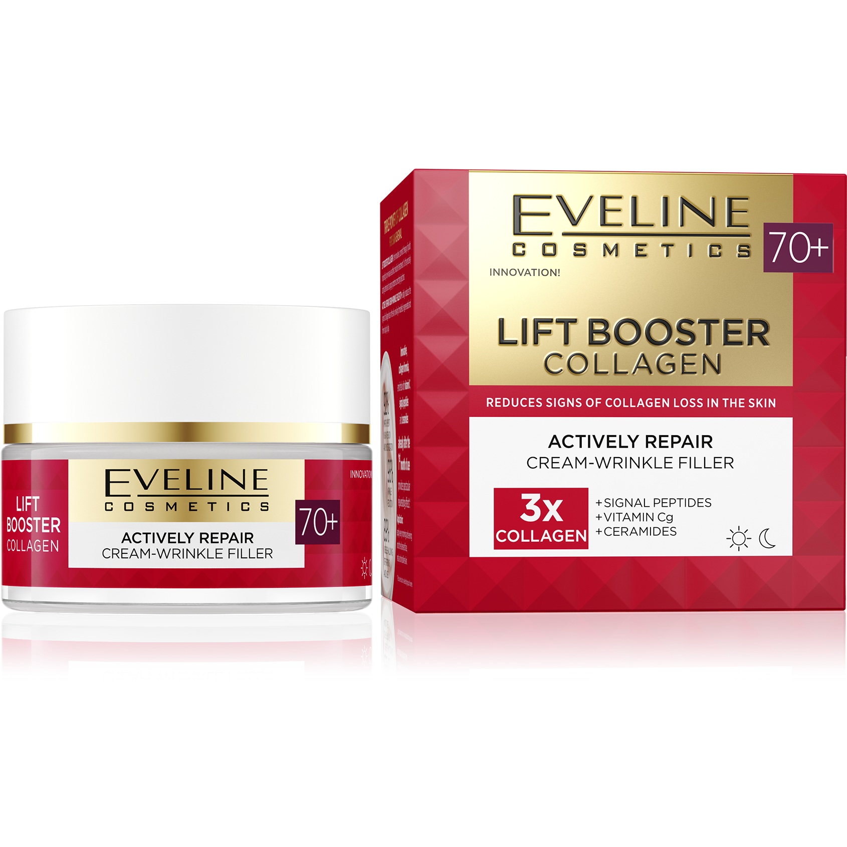 Eveline Lift Booster Collagen 70+ Repair Cream 50ml