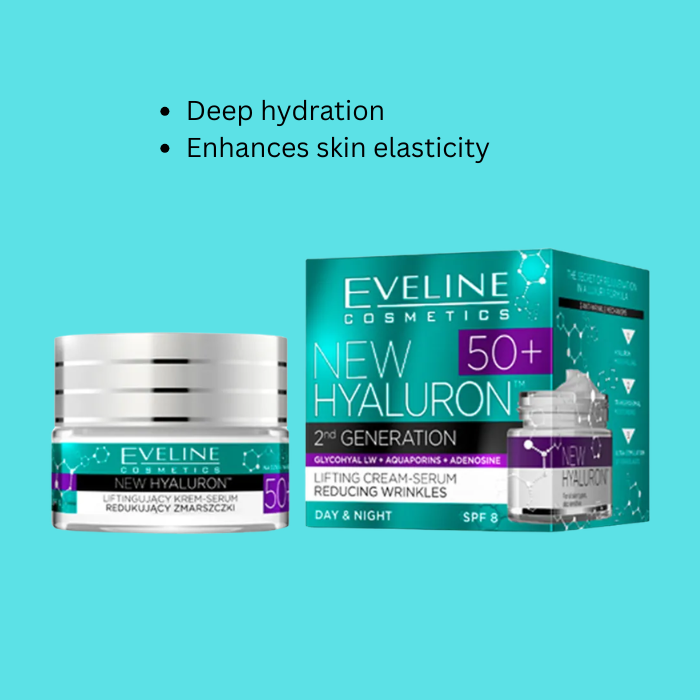 Eveline New Hyaluron Second Generation Day & Night Cream 50+ 50ml
