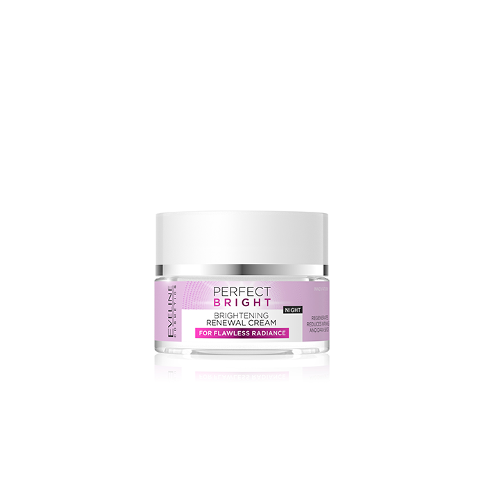 Eveline Perfect Bright Renewal Night Cream, Brightening Anti-Spot Retinol and Niacinamide, 50ml