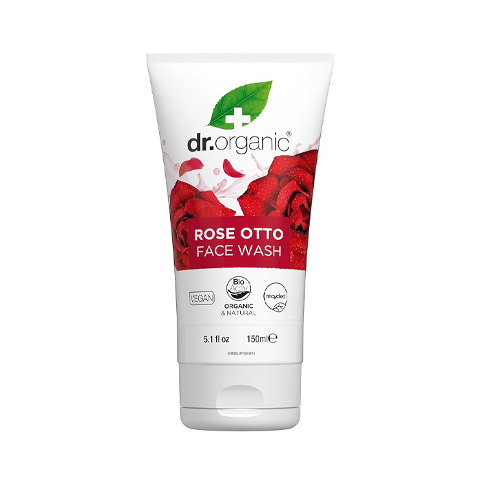 Dr. Organic Rose Otto Creamy Face Wash, 150ml