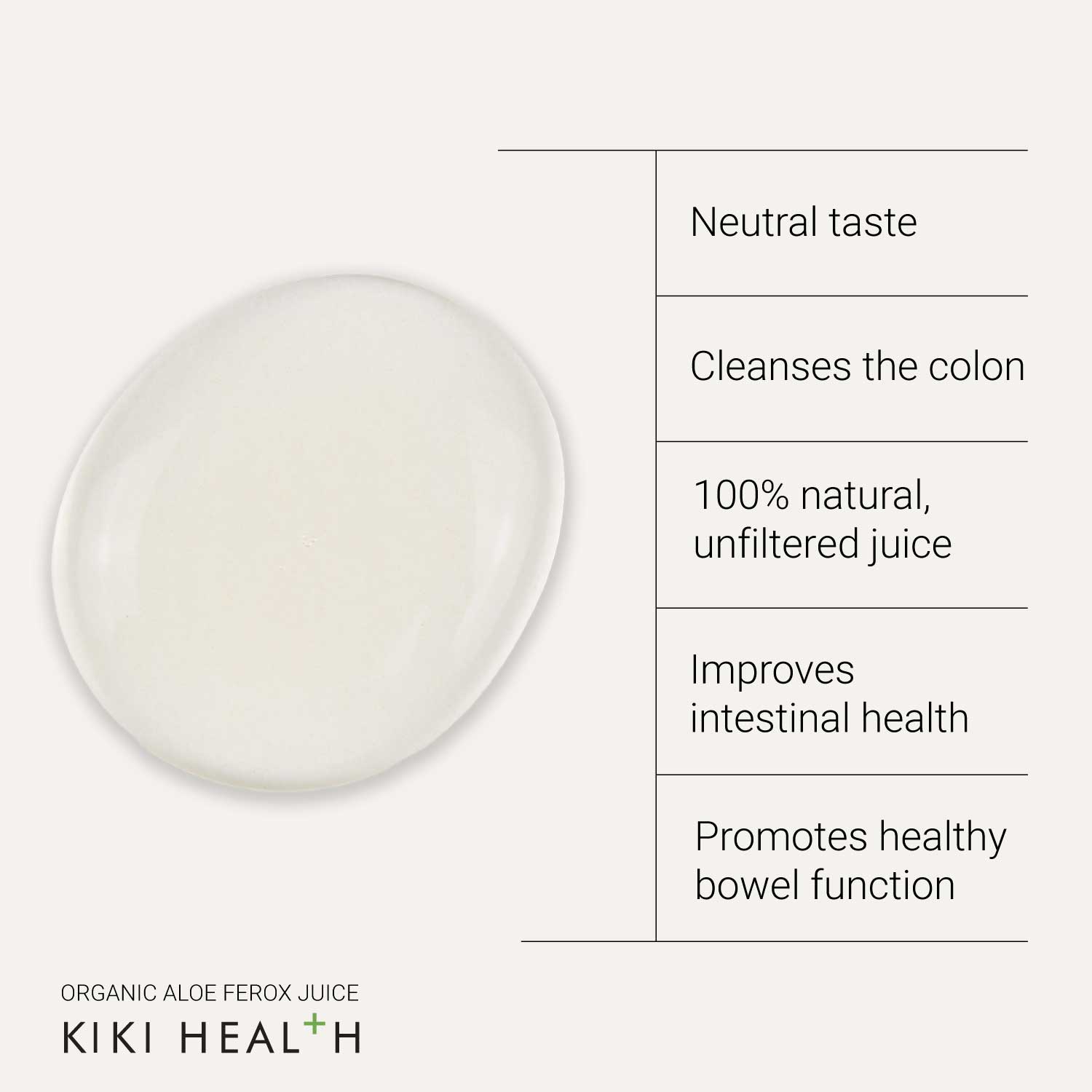 KIKI Health Organic Aloe Ferox Juice 500ml