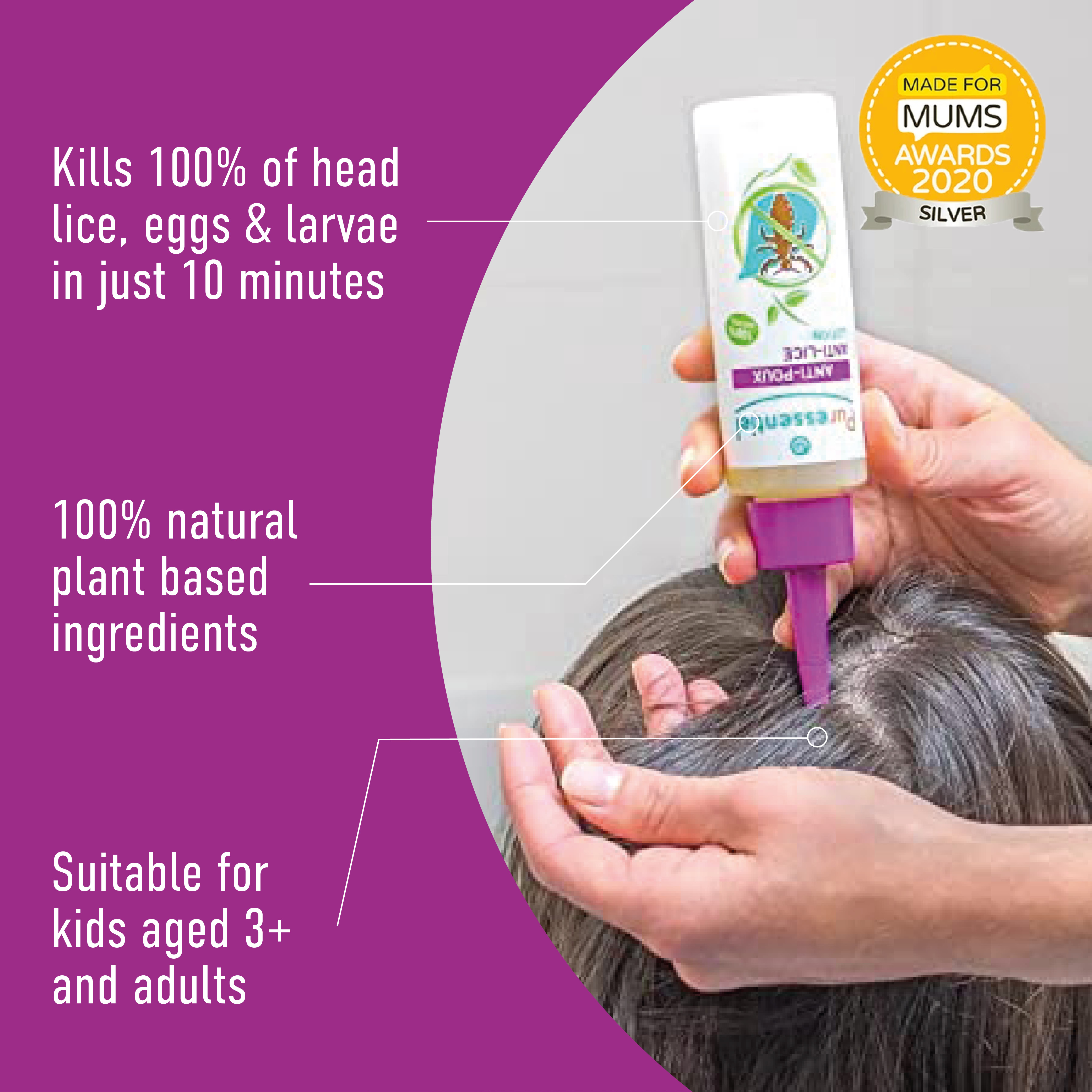 Puressentiel Anti-Lice Lotion + Comb 100ml