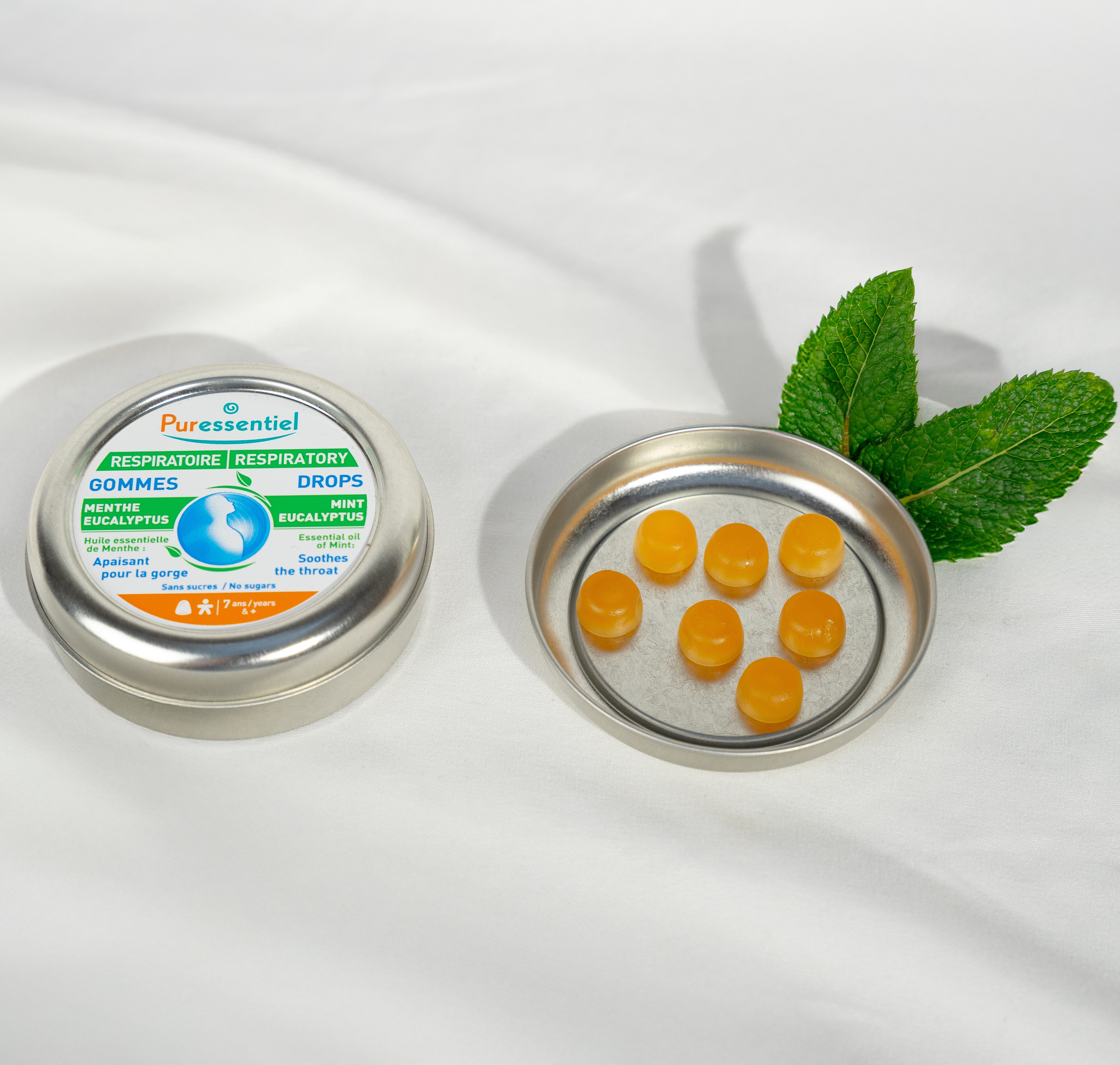 Puressentiel Respiratory Throat Drops Mint & Eucalyptus 20's