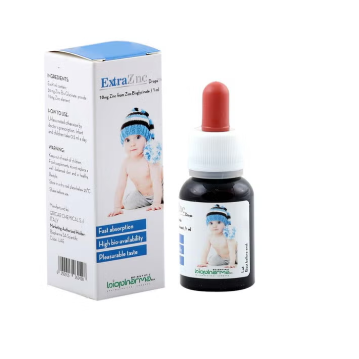 Extraznc 10mg/1ml Oral Drops 20ml Glass Bottle