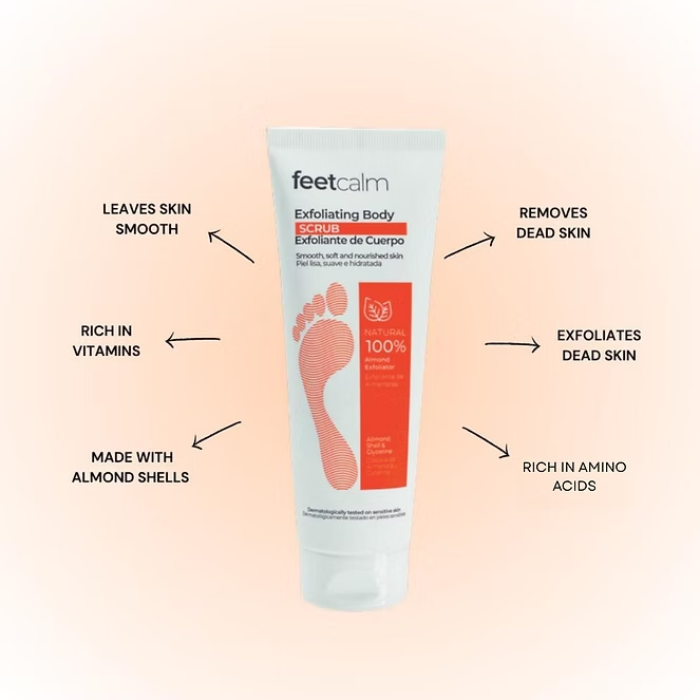 Feetcalm Exfoliating Body & Feet Scrub 125ml