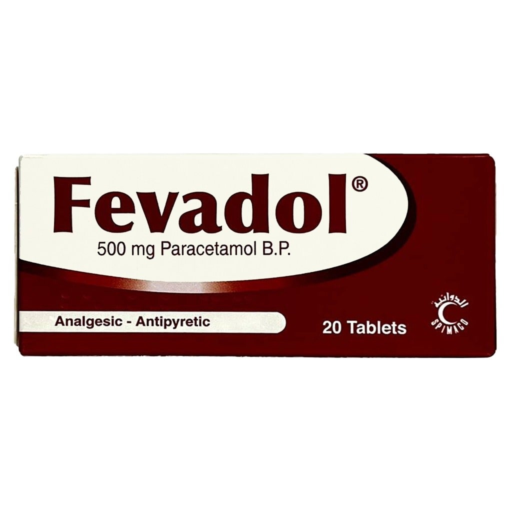 Fevadol 500 Tablet 20's (10's Blister X 2)