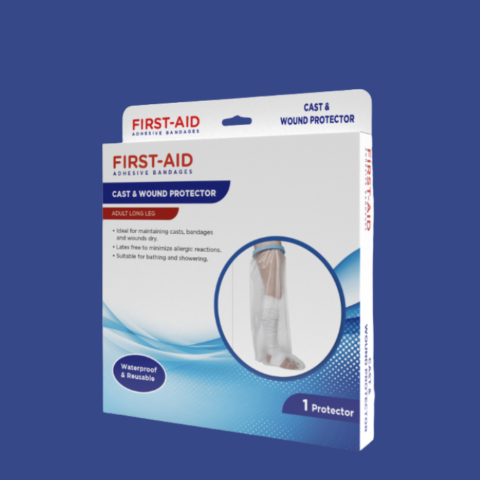 First-Aid Cast & Wound Protector Adult Long Leg