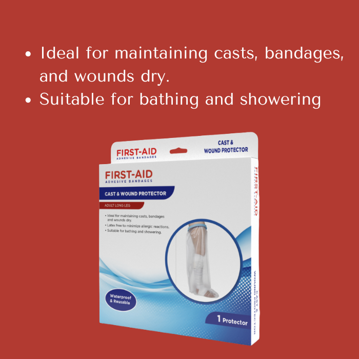First-Aid Cast & Wound Protector Adult Long Leg