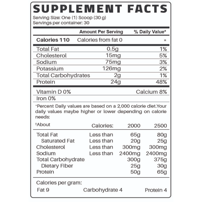 Fitness Bull 100% Whey Protein Vanilla 5LB