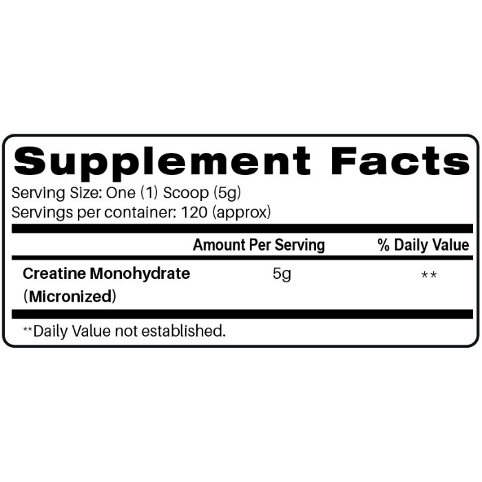 Fitness Bull Micronized Creatine Unflavored 600g
