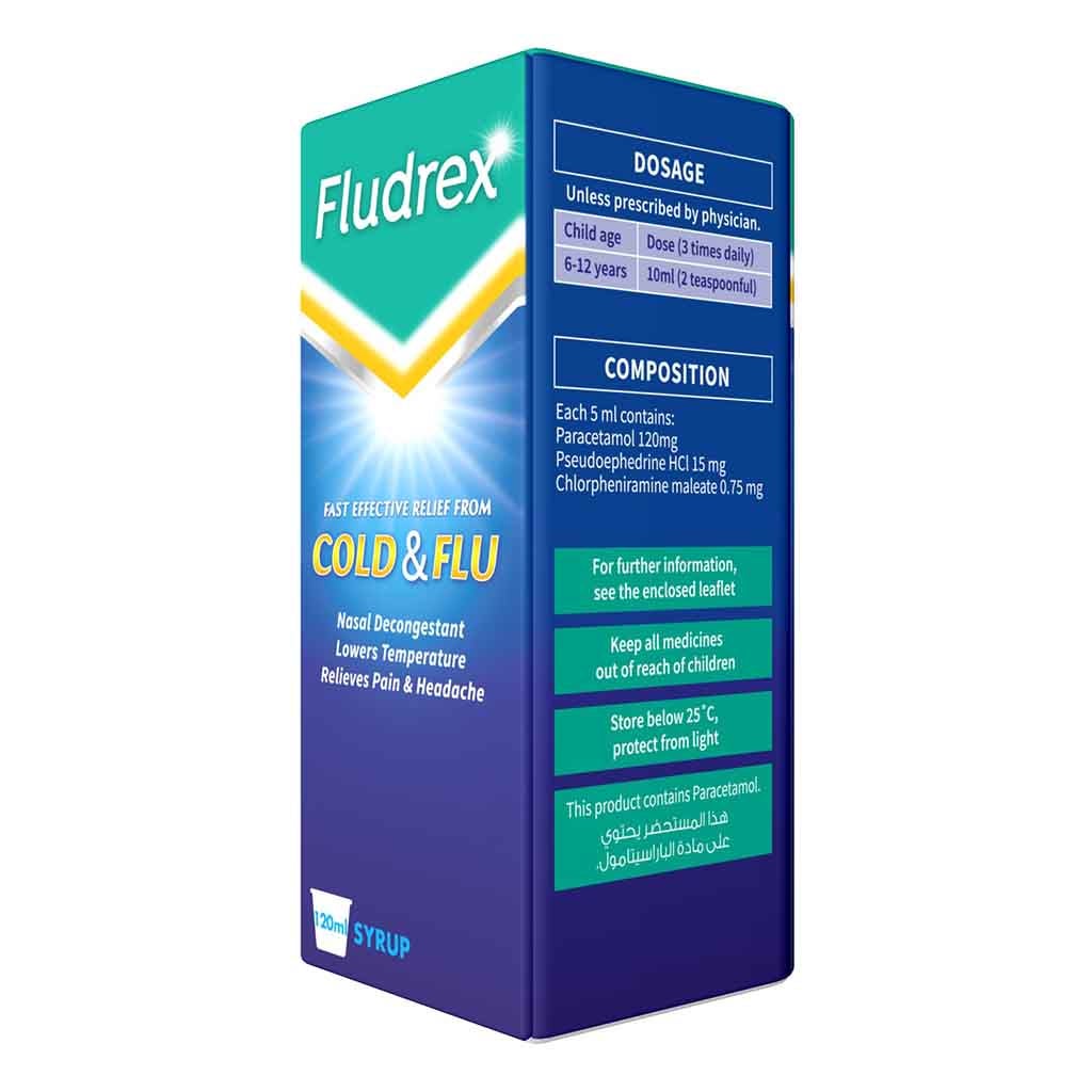 Fludrex Syrup 120ml Bottle