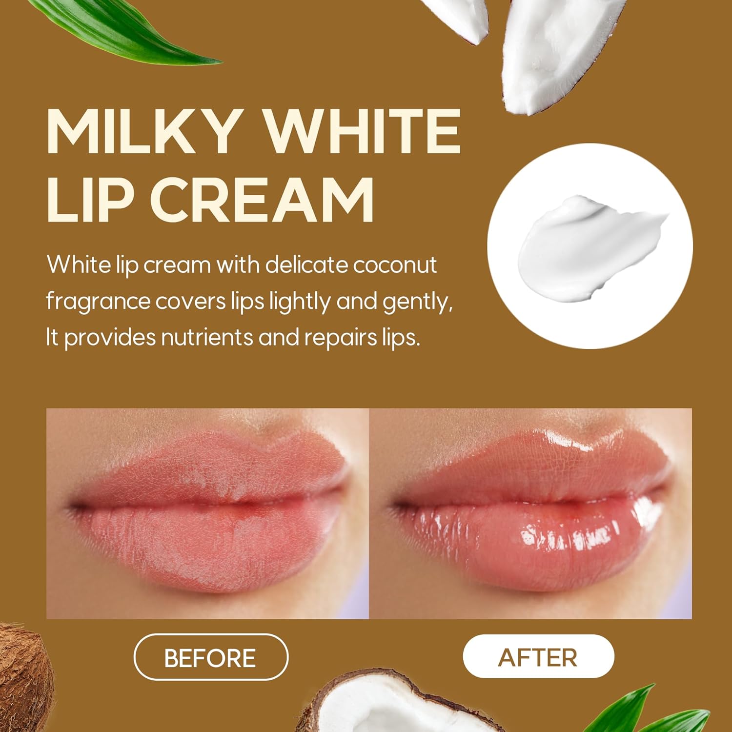 Frudia Coconut Honey Salve Cream, Ultra-Rich Healing Treatment for Dry, Cracked, Damaged Lips, 10g