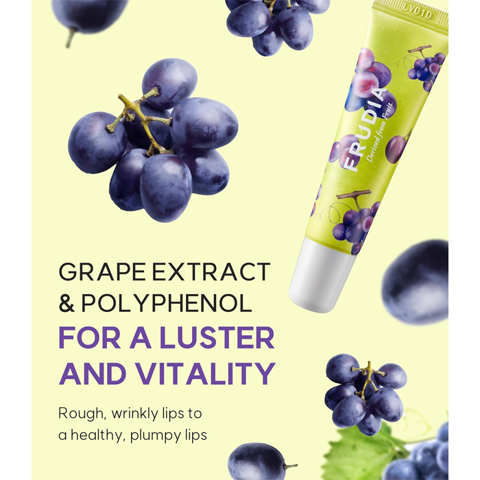 Frudia Grape Honey Chu Lip Essence, Hydrating Gloss, Plumping Tint and Nourishing Honey Lip Care, 10g