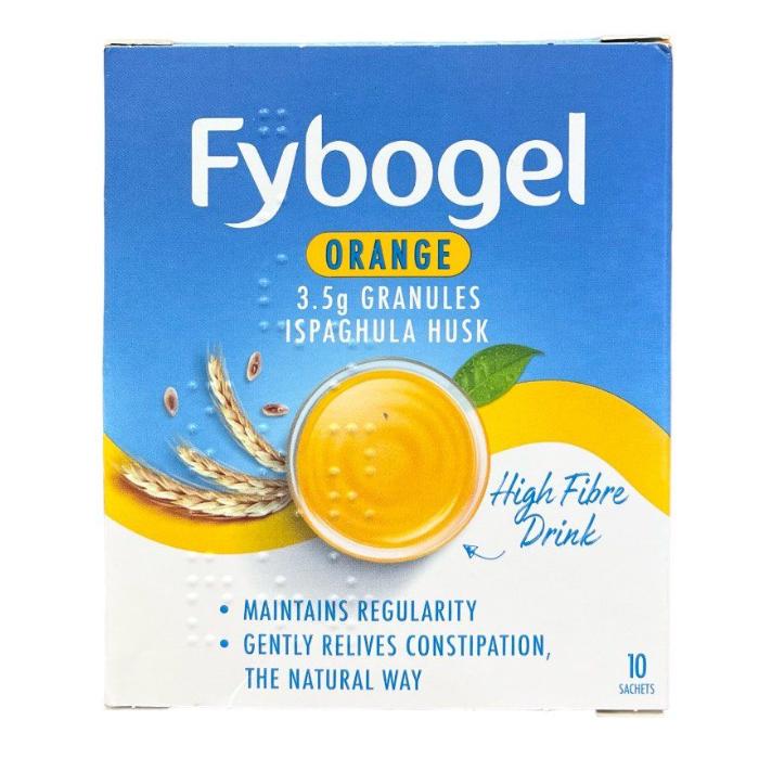 Fybogel Orange Effervscent Granules 3.5g Sachet X 10