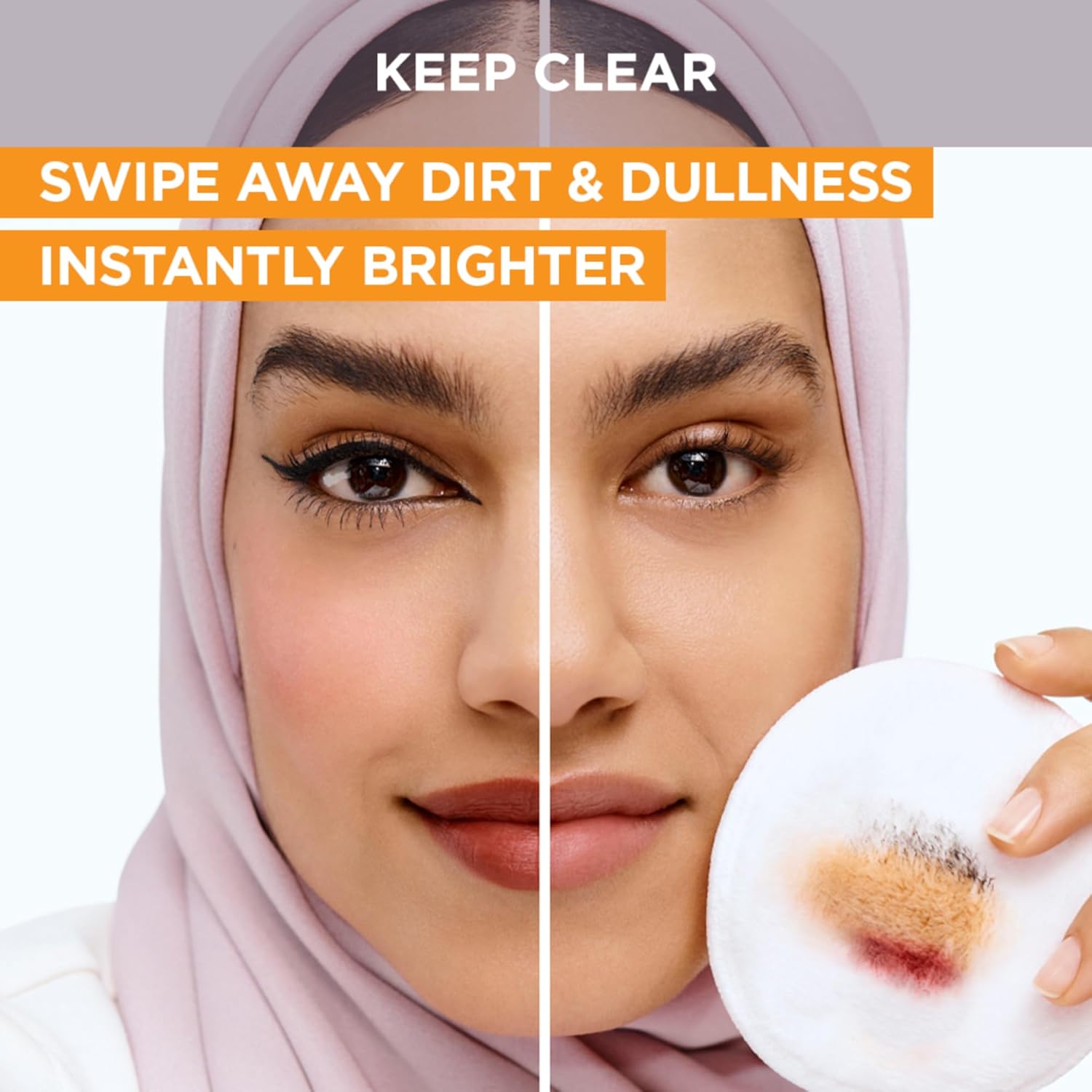 Garnier SkinActive Micellar Cleansing Water 400ml + Micellar with Vitamin C Cleansing Water, 100ml