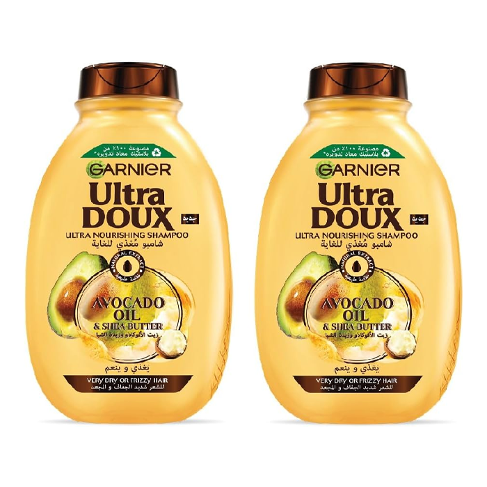 Garnier Ultra Doux Avocado Shampoo 400ml Pack of 2