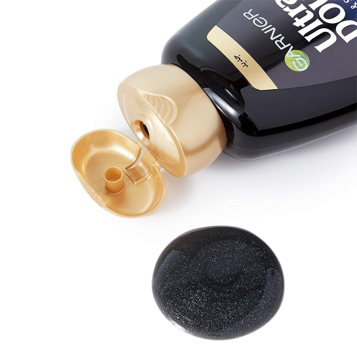 Garnier Ultra Doux Charcoal & Nigella Oil Purifying Shampoo, Shine & Fresh Scalp, 2x400ml