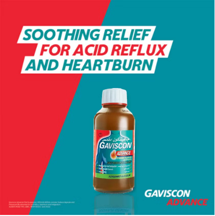 Gaviscon Advance Suspension Peppermint 300 ml