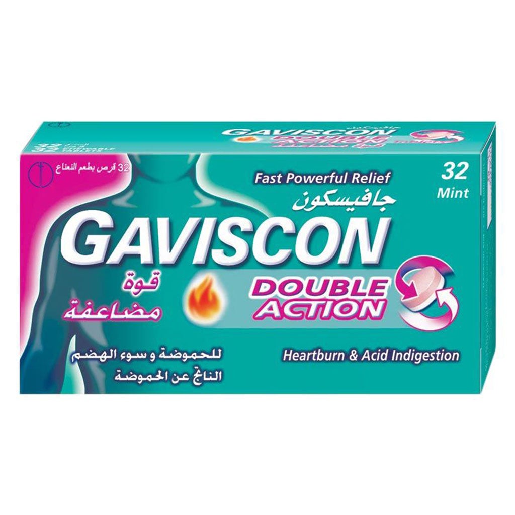 Gaviscon Double Action Mint Tablet 32s