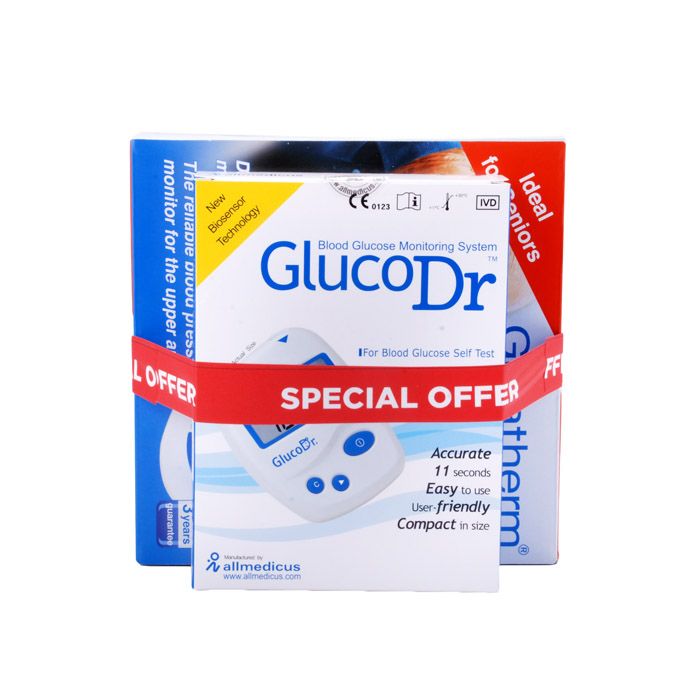 جيراثيرم كومبو جهاز مقياس الضغط + مقياس السكر 2100 AGM