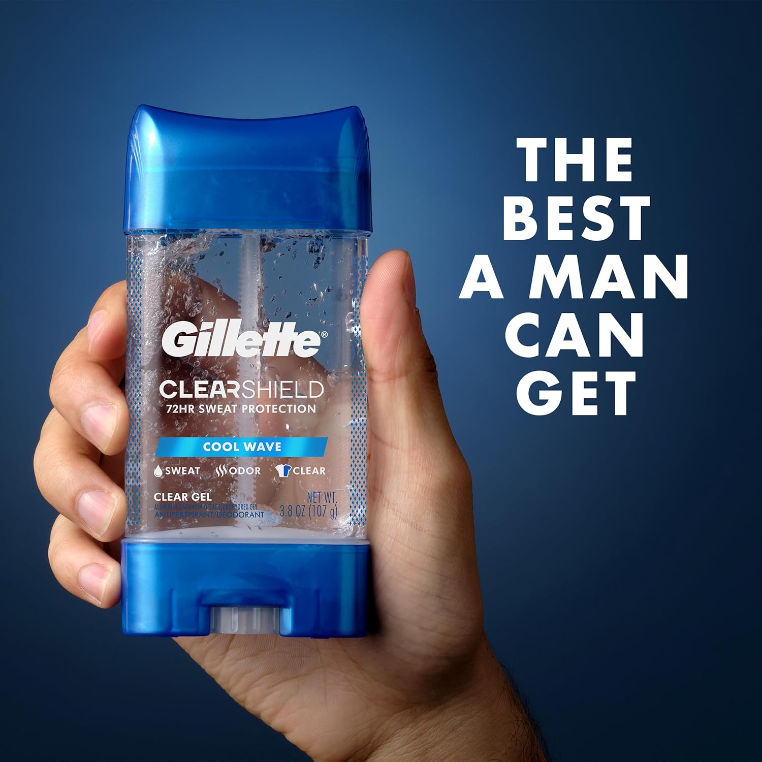 Gillette Anti Perspirant Stick Clear Gel Cool Water 70ml
