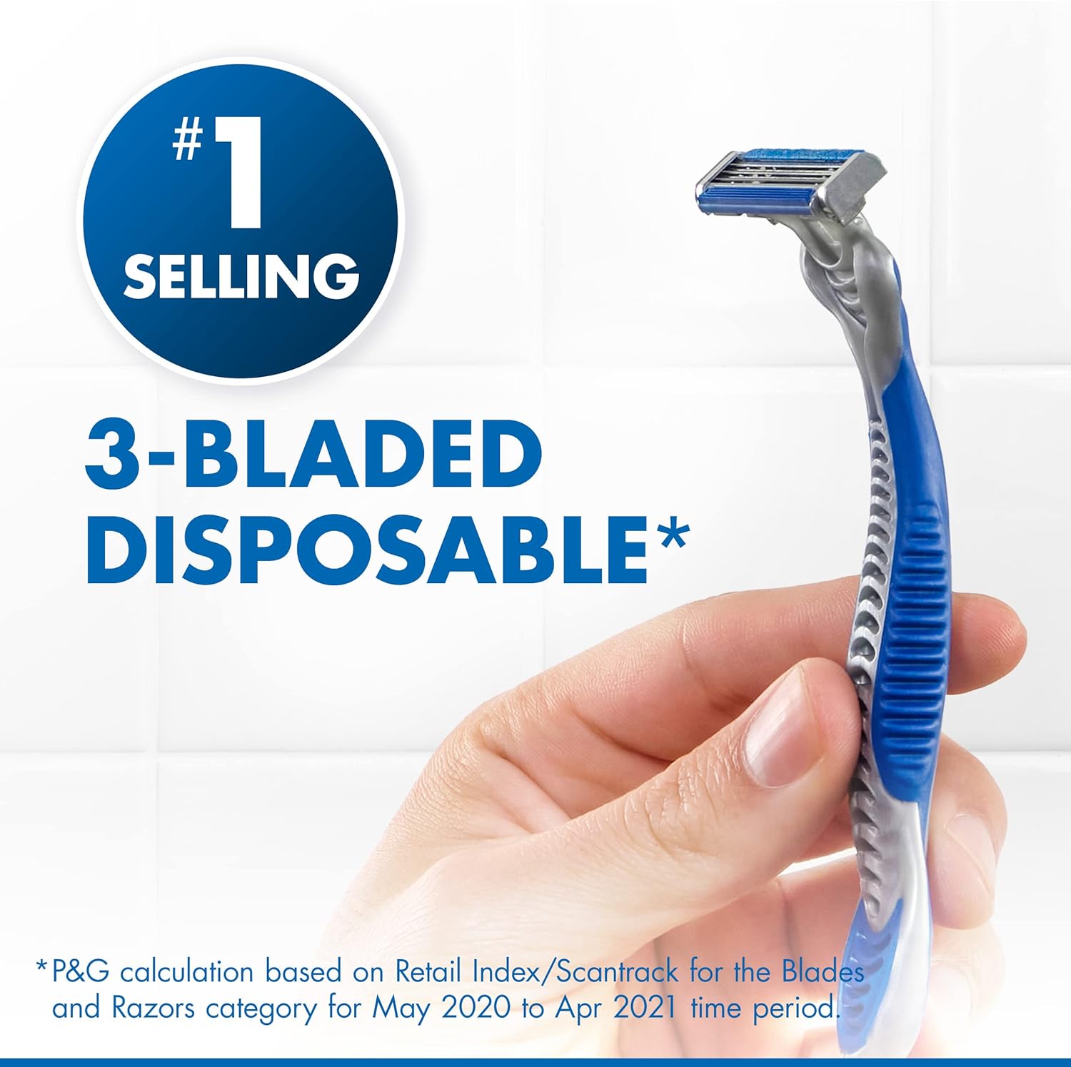 Gillette Blue 3 Disposable Razor 6+2's
