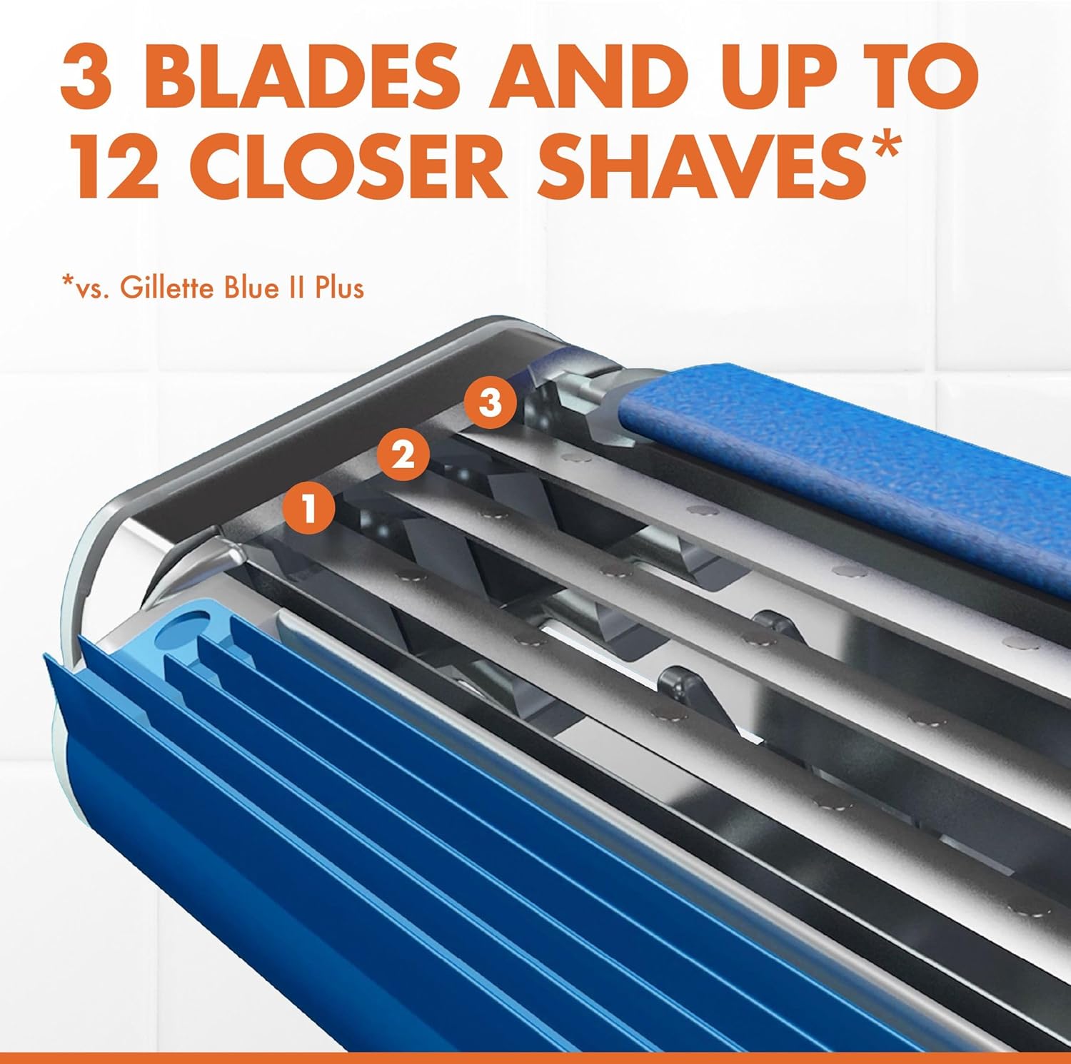 Gillette Blue 3 Disposable Razor 6+2's