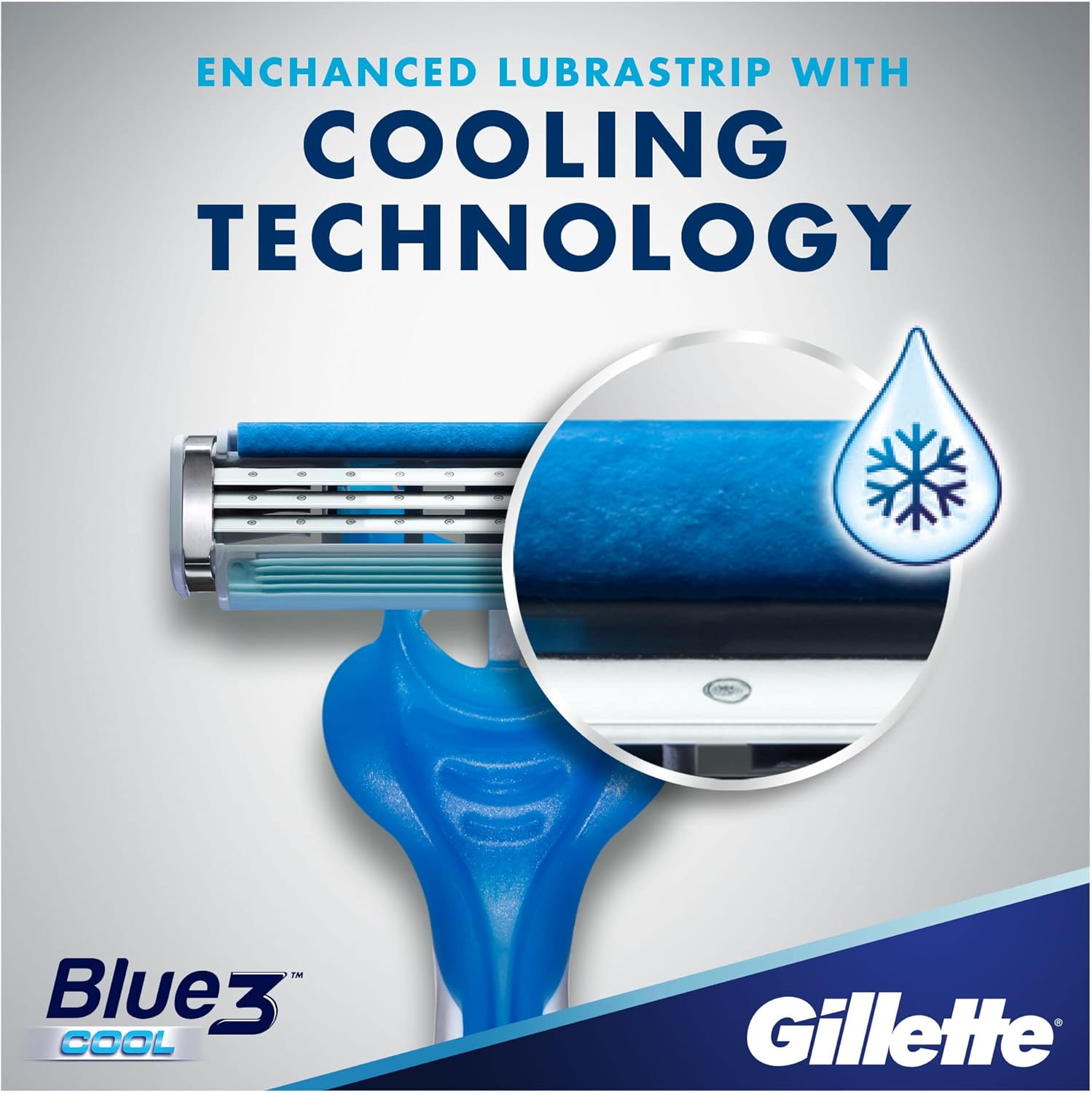Gillette Blue3 Cool Disposable Razor 6+2 Free