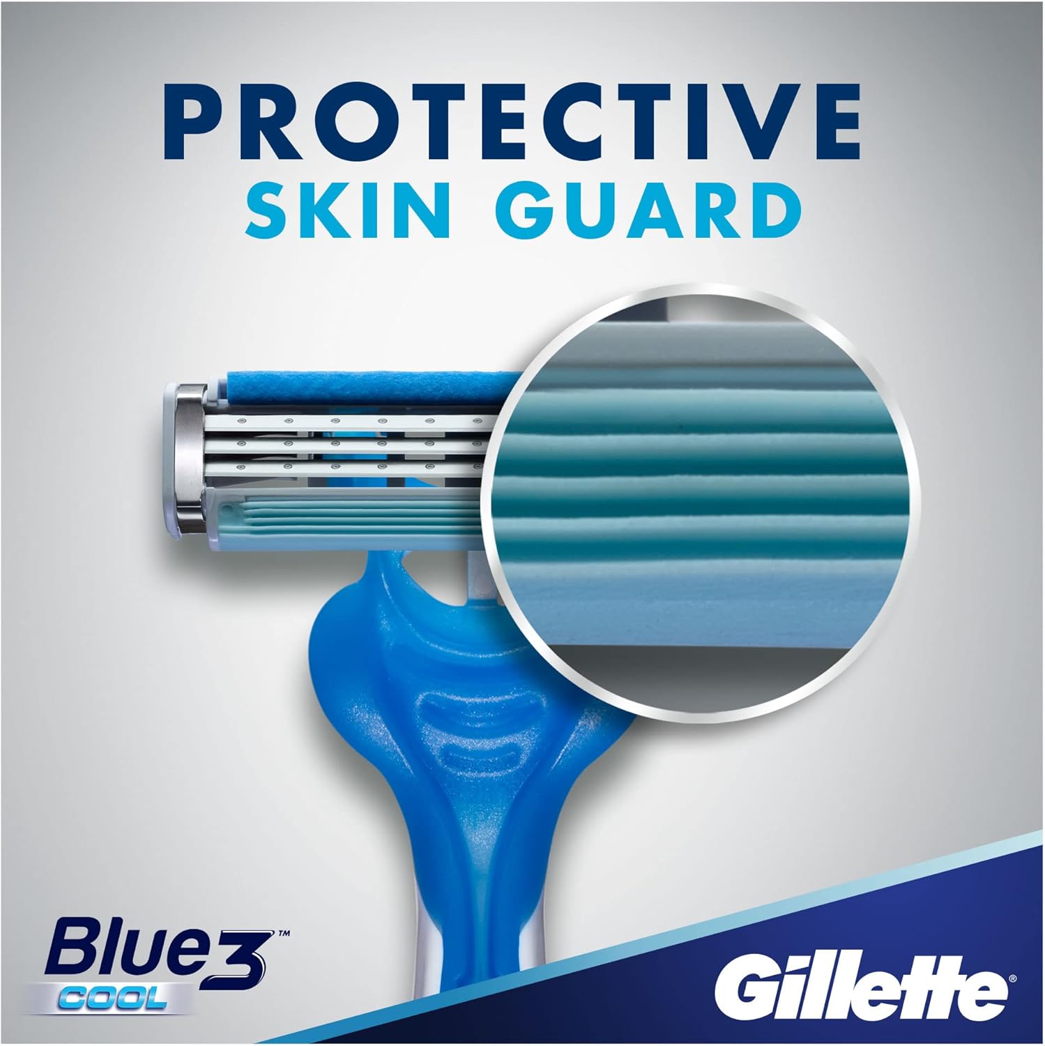 Gillette Blue3 Cool Disposable Razor 6+2 Free