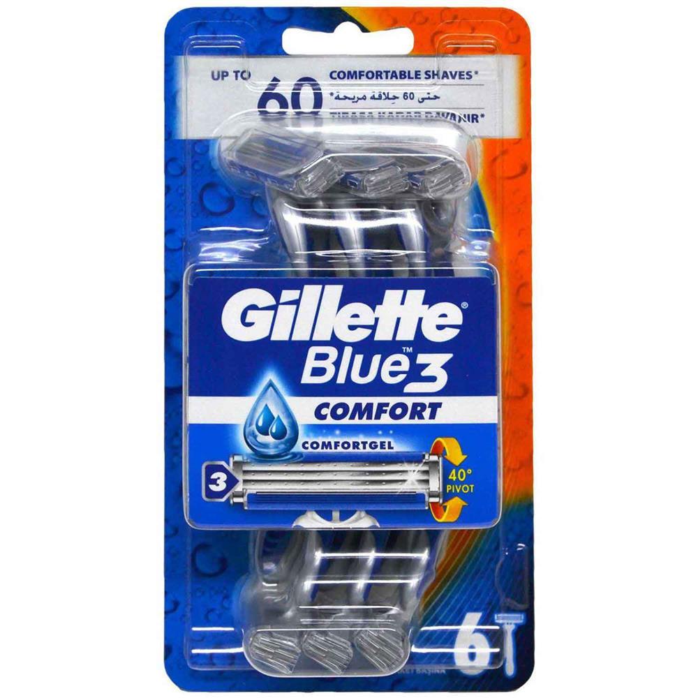 Gillette Blue III Disposable Razor Cool 6's