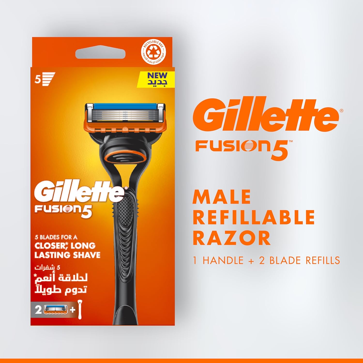 Gillette Fusion Manual Razor 2UP