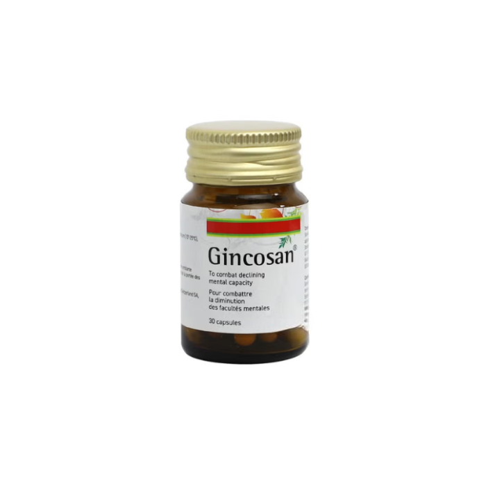 Gincosan Capsule Hard Gelatin 30S Bottle