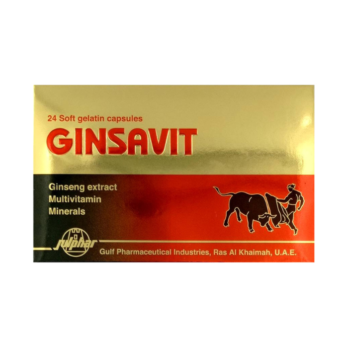Ginsavit Soft Gelatin Capsules 24's