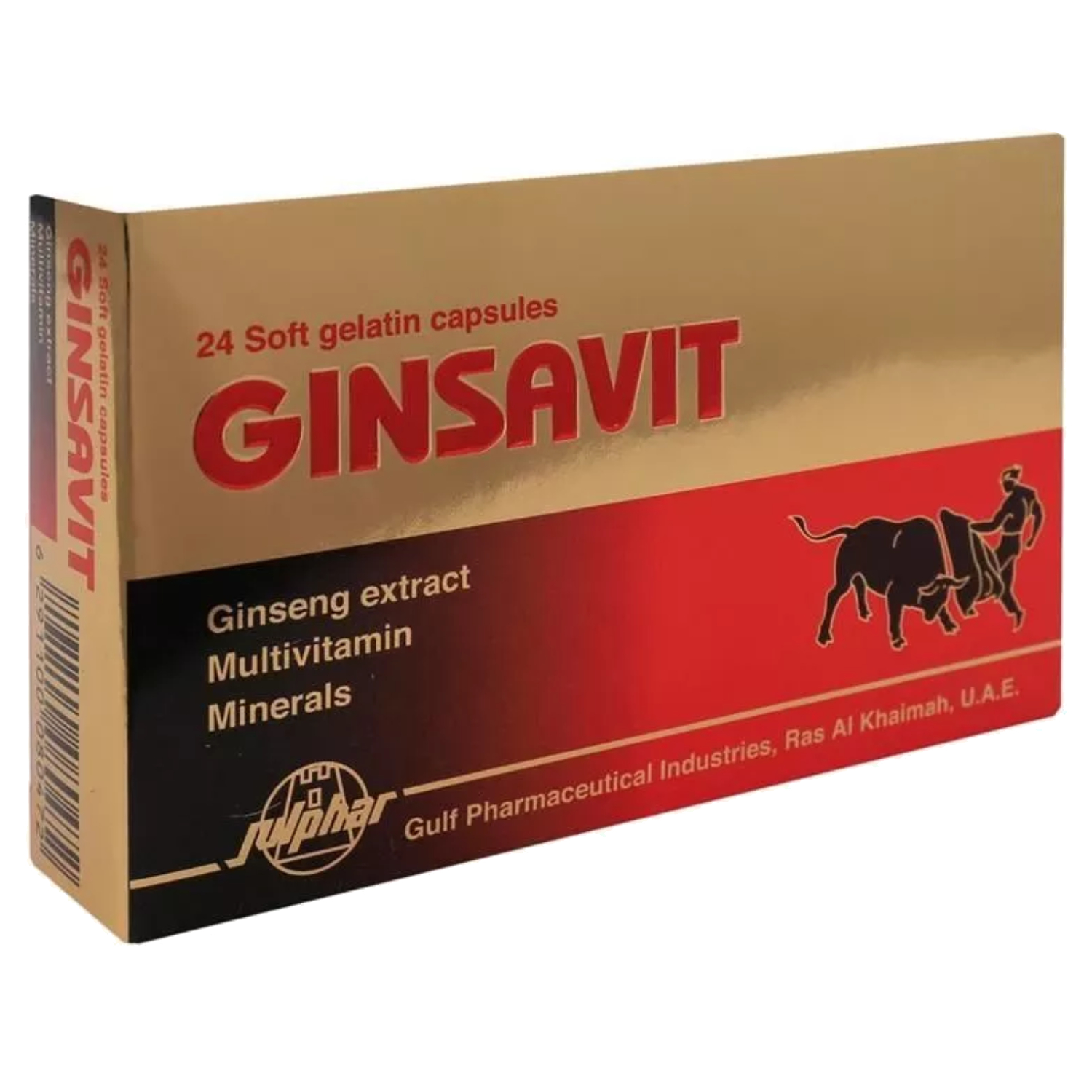 Ginsavit Soft Gelatin Capsules 24's