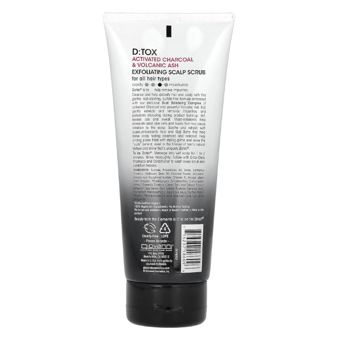 Giovanni 2 Chic D:Tox Exfoliating Scalp Scrub 207 ml