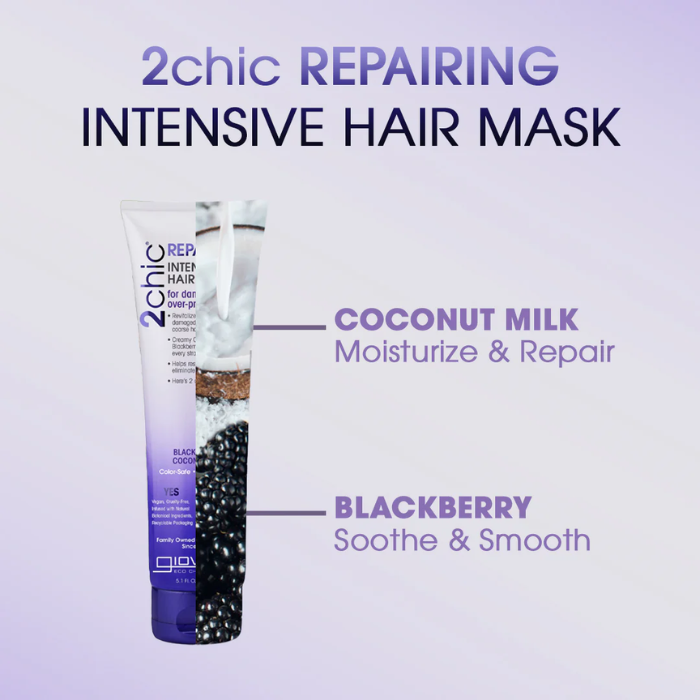 Giovanni 2 Chic Ultra-Repair Blackberry & coconut milk Hair Mask 5 Oz
