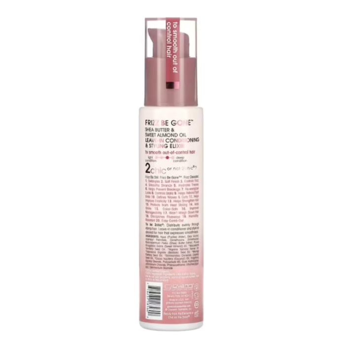 Giovanni 2Chic Frizz Be Gone Leave-In Conditioner & Elixir 4 Oz