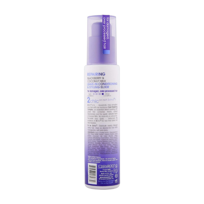 Giovanni 2Chic Leave-In Conditioner & Styling Elixir 4 Oz