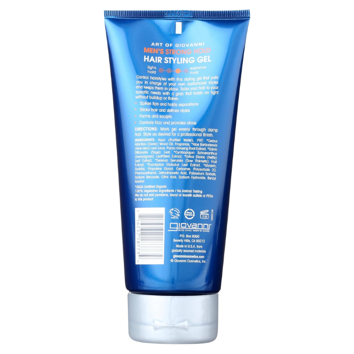 Giovanni Men Strong Hold Hair Styling Gel 201ML