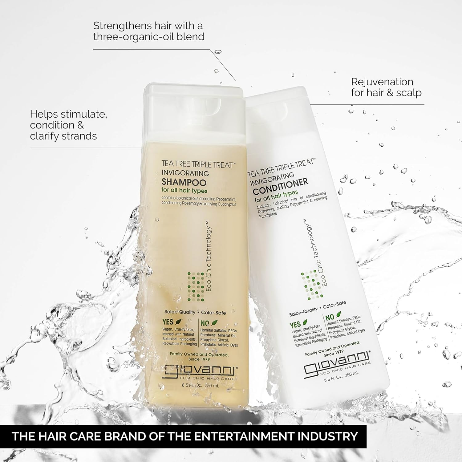 Giovanni Tea Tree Triple Treat Shampoo 8.5 oz