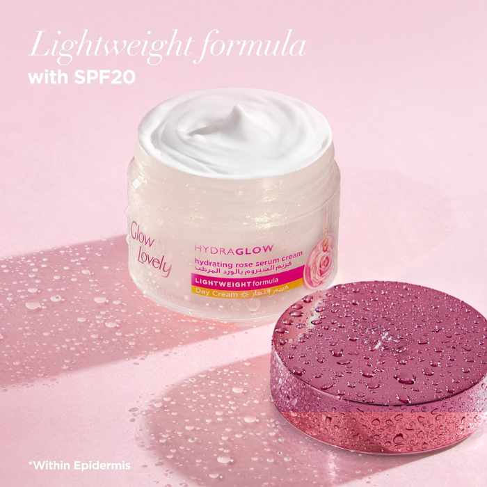 Glow & Lovely Hydraglow Hydrating Rose Serum Day Cream 50g
