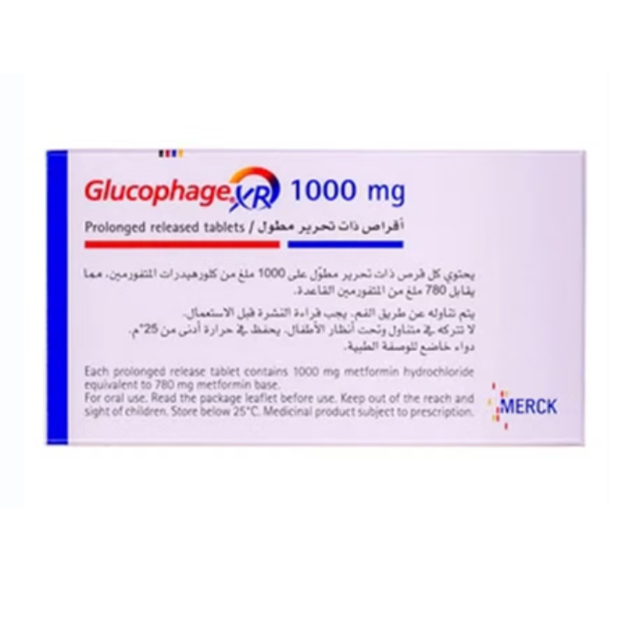 Glucophage XR 1000mg 30's Tablets