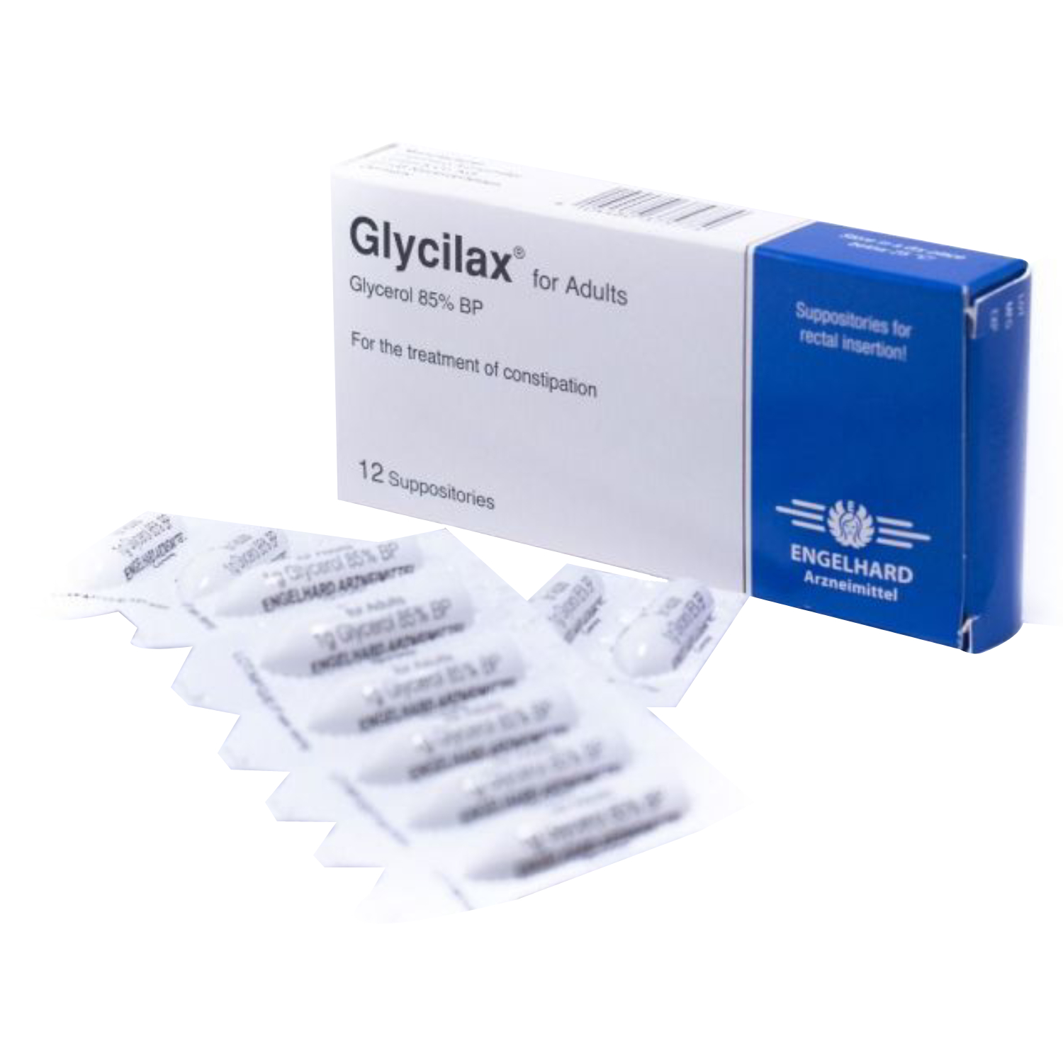 Glycilax 1g Adult Suppositories 12s