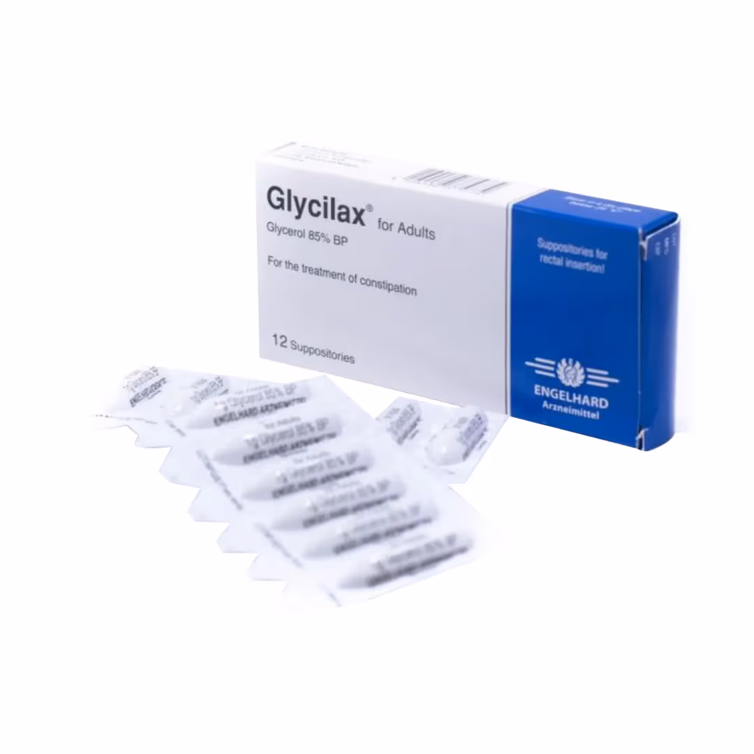 Glycilax 1g Adult Suppositories 12s