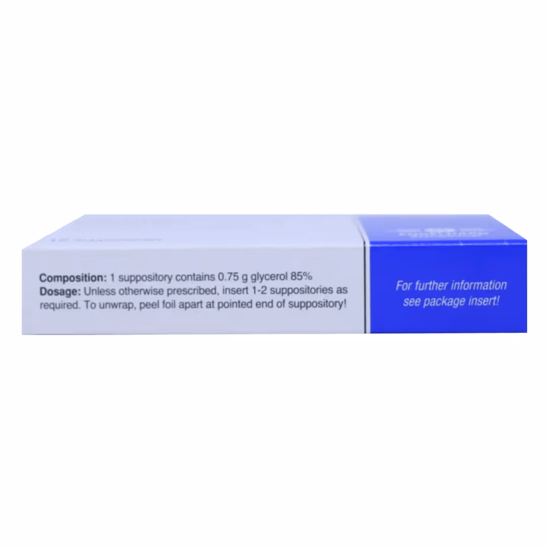 Glycilax 1g Adult Suppositories 12s