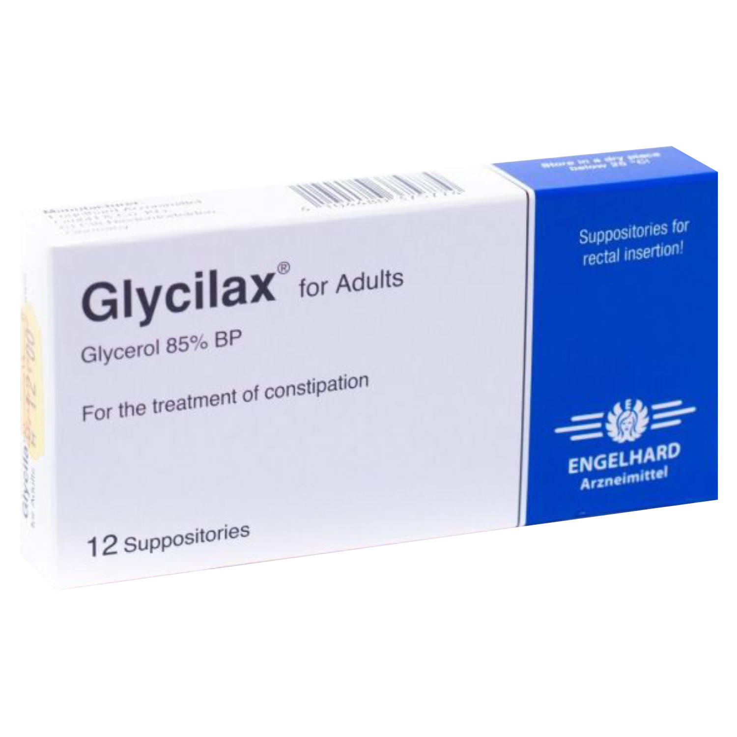 Glycilax 1g Adult Suppositories 12s