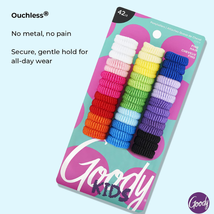 Goody Girls Ouchless Tiny Terry Pony Tails 42's