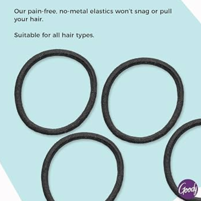 Goody Women Ouchless Braided Elastics Black 15Ct