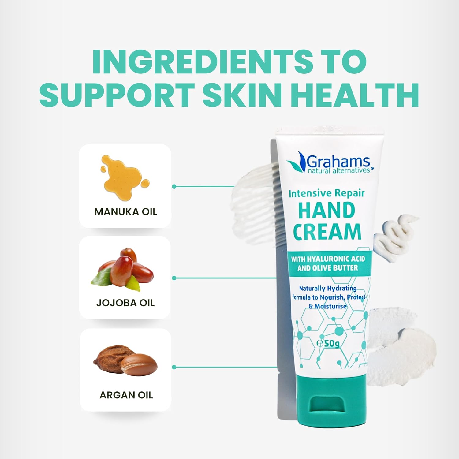 Grahams Natural Intensive Repair Hand Cream 50 g